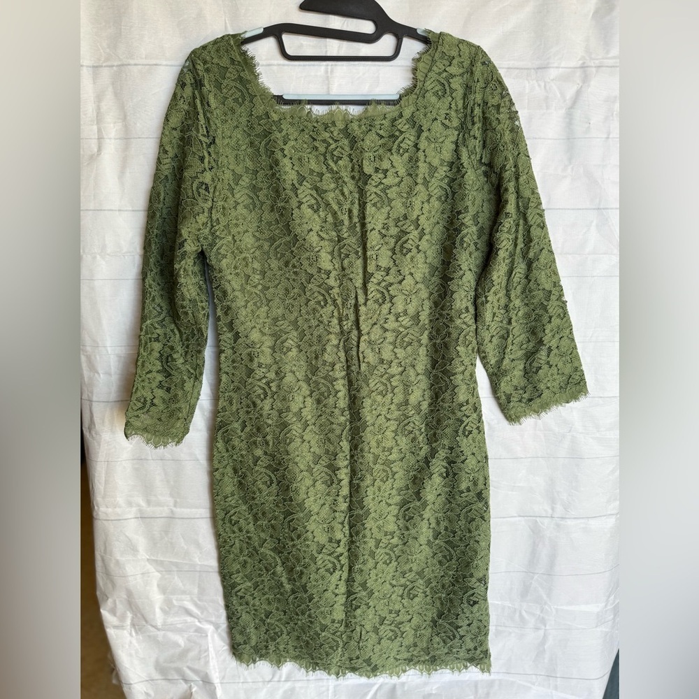 Diane Von Furstenberg Zarita Lace Dress size 10 - Picture 2 of 15
